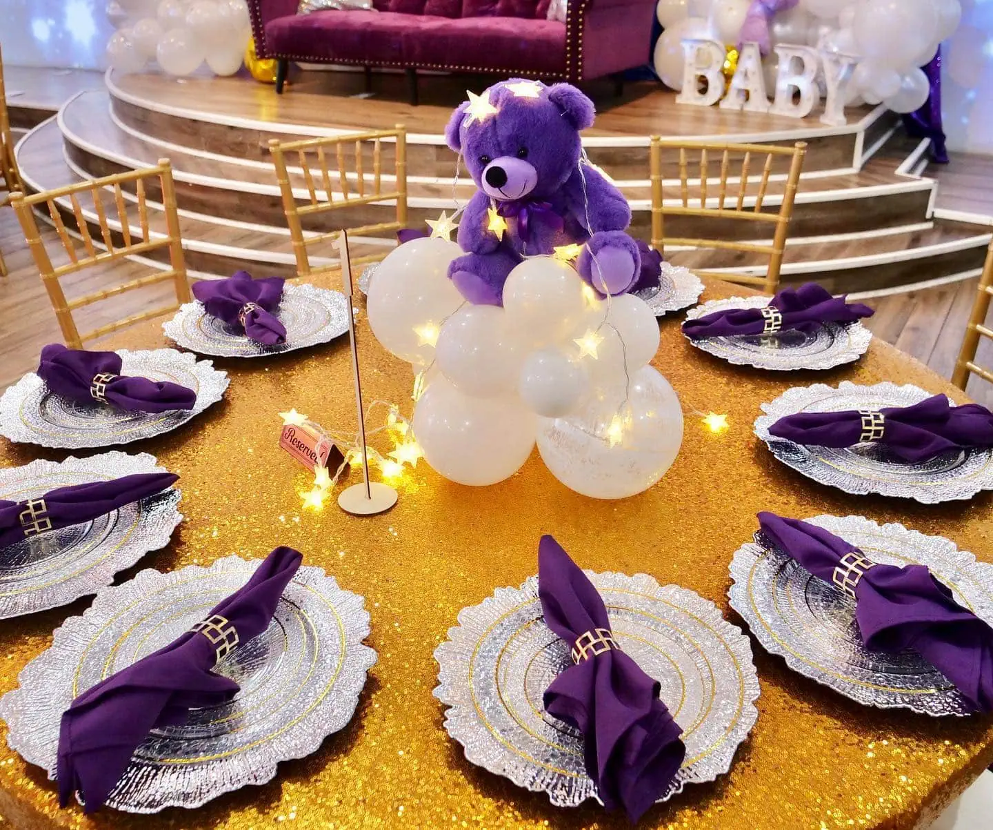 a picture of a twinkle twinkle little star baby shower organized by Paint Your Blesssings Events in Brooklyn