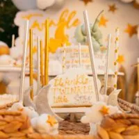 a picture of a twinkle twinkle little star baby shower organized by Milo's Events in Cairo