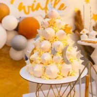 a picture of a twinkle twinkle little star baby shower organized by Milo's Events in Cairo