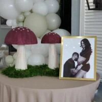 a picture of a woodland baby shower organized by Weot 2 Party in South Florida