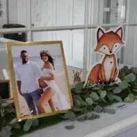 a picture of a woodland baby shower organized by Weot 2 Party in South Florida