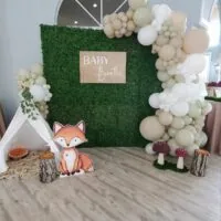 a picture of a woodland baby shower organized by Weot 2 Party in South Florida