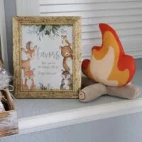a picture of a woodland baby shower organized by Weot 2 Party in South Florida
