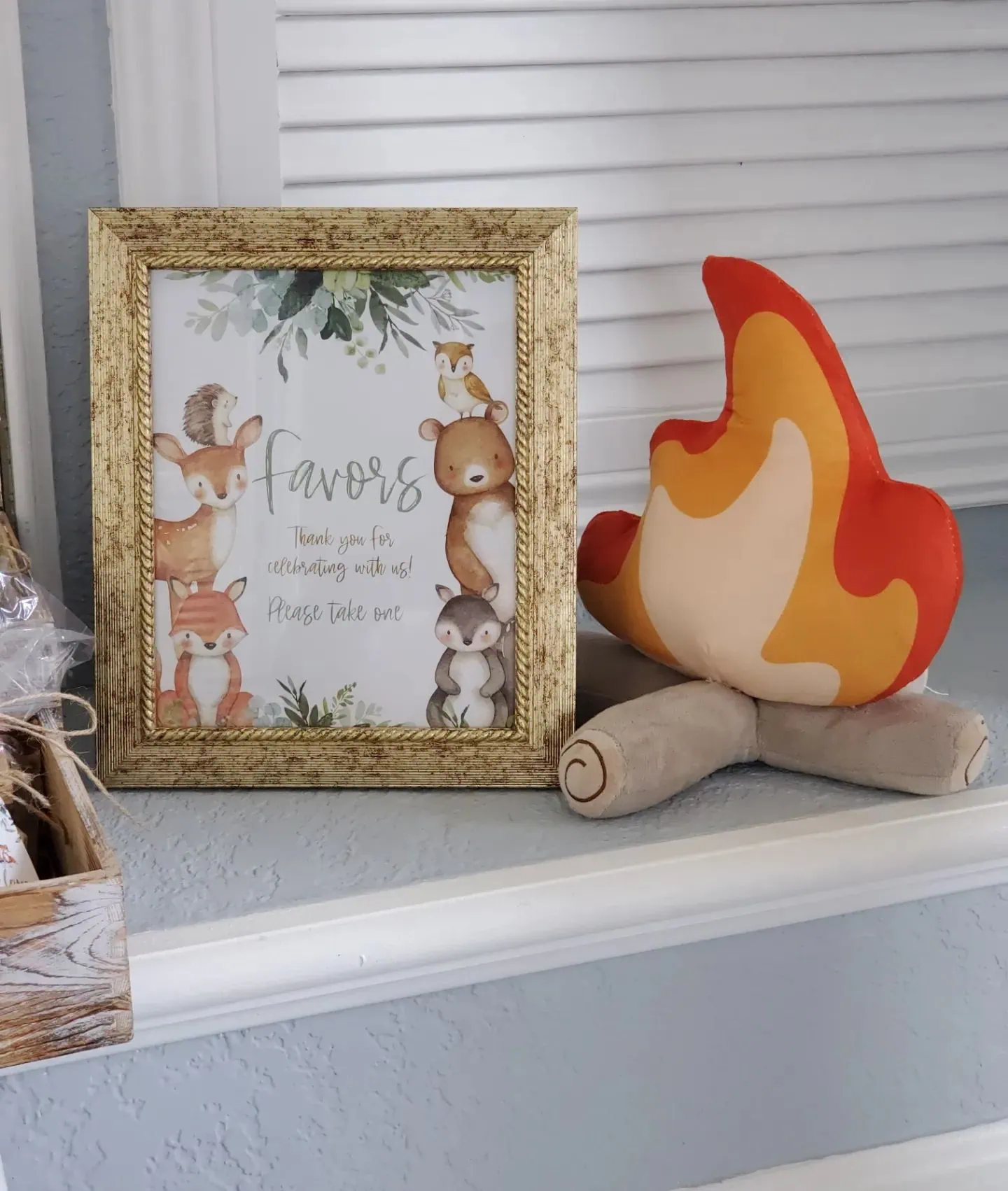 a picture of a woodland baby shower organized by Weot 2 Party in South Florida