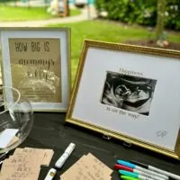 a picture of a woodland baby shower organized by Everything Pretty Events in New Jersey
