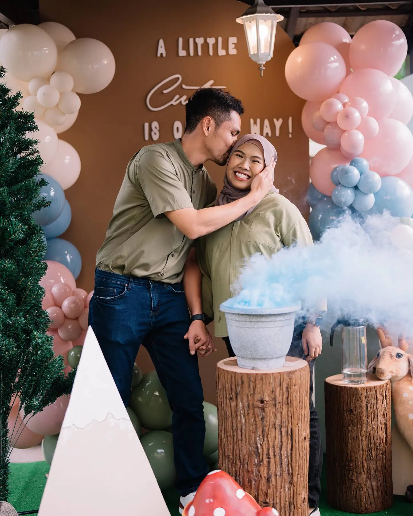 a picture of a woodland baby shower organized by Suasana Event in Kuala Lumpur