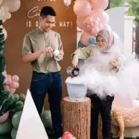 a picture of a woodland baby shower organized by Suasana Event in Kuala Lumpur