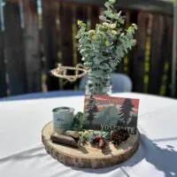 a picture of a woodland baby shower organized by OC Empress Lux Events LLC in Corona