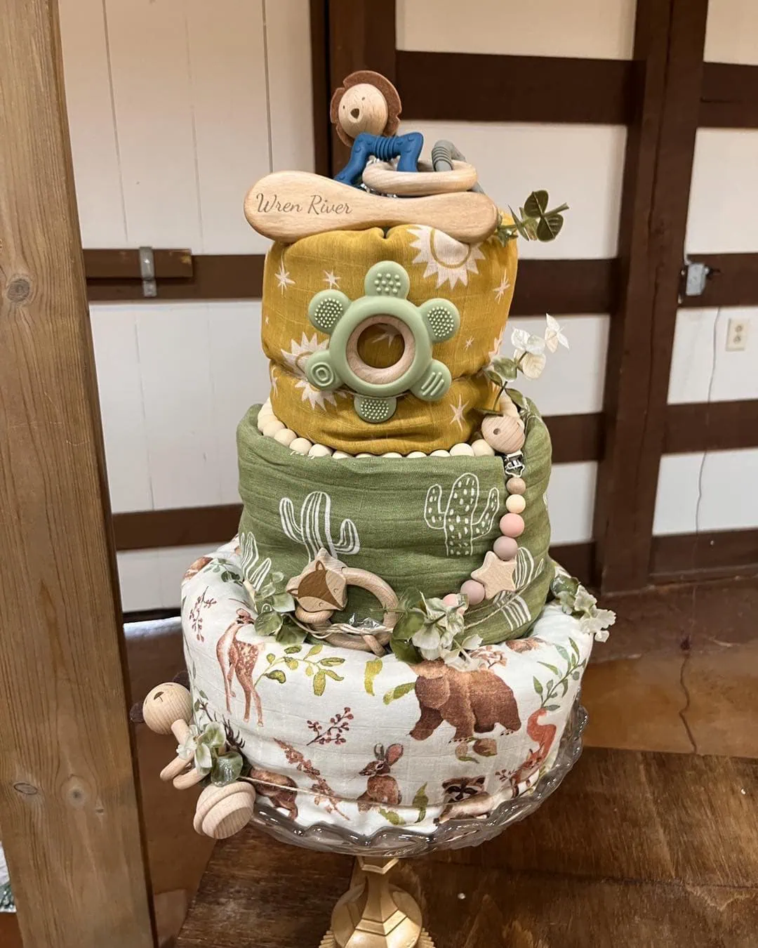 a picture of a woodland baby shower organized by The Livery Stables in Pleasant View Tennessee