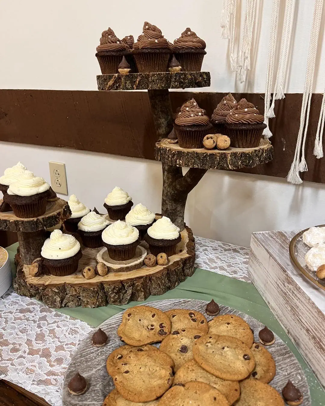 a picture of a woodland baby shower organized by The Livery Stables in Pleasant View Tennessee
