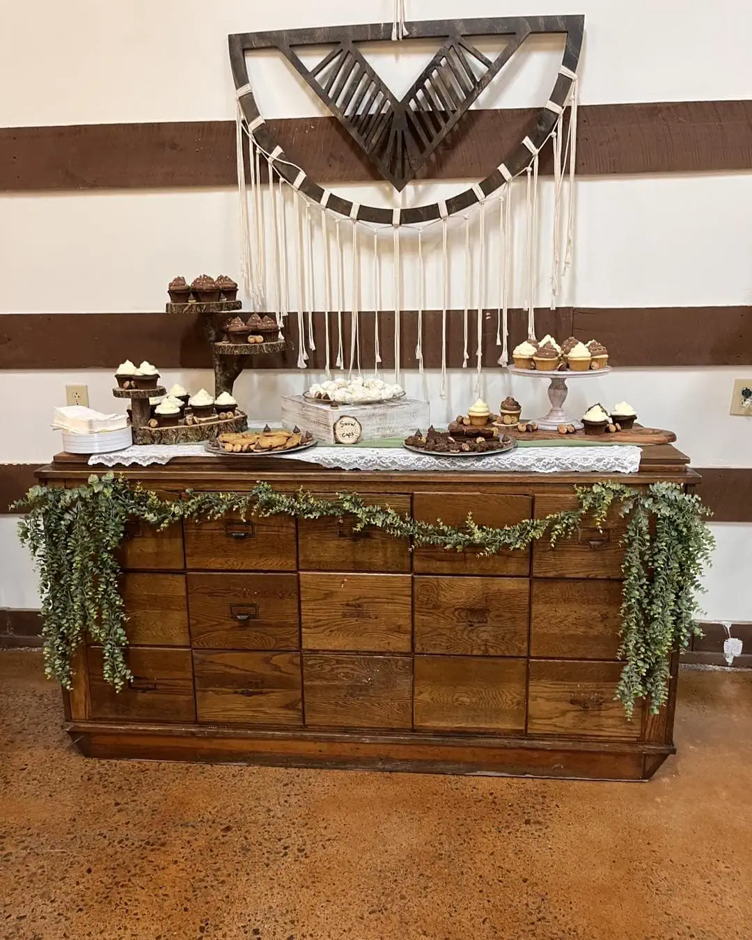 a picture of a woodland baby shower organized by The Livery Stables in Pleasant View Tennessee
