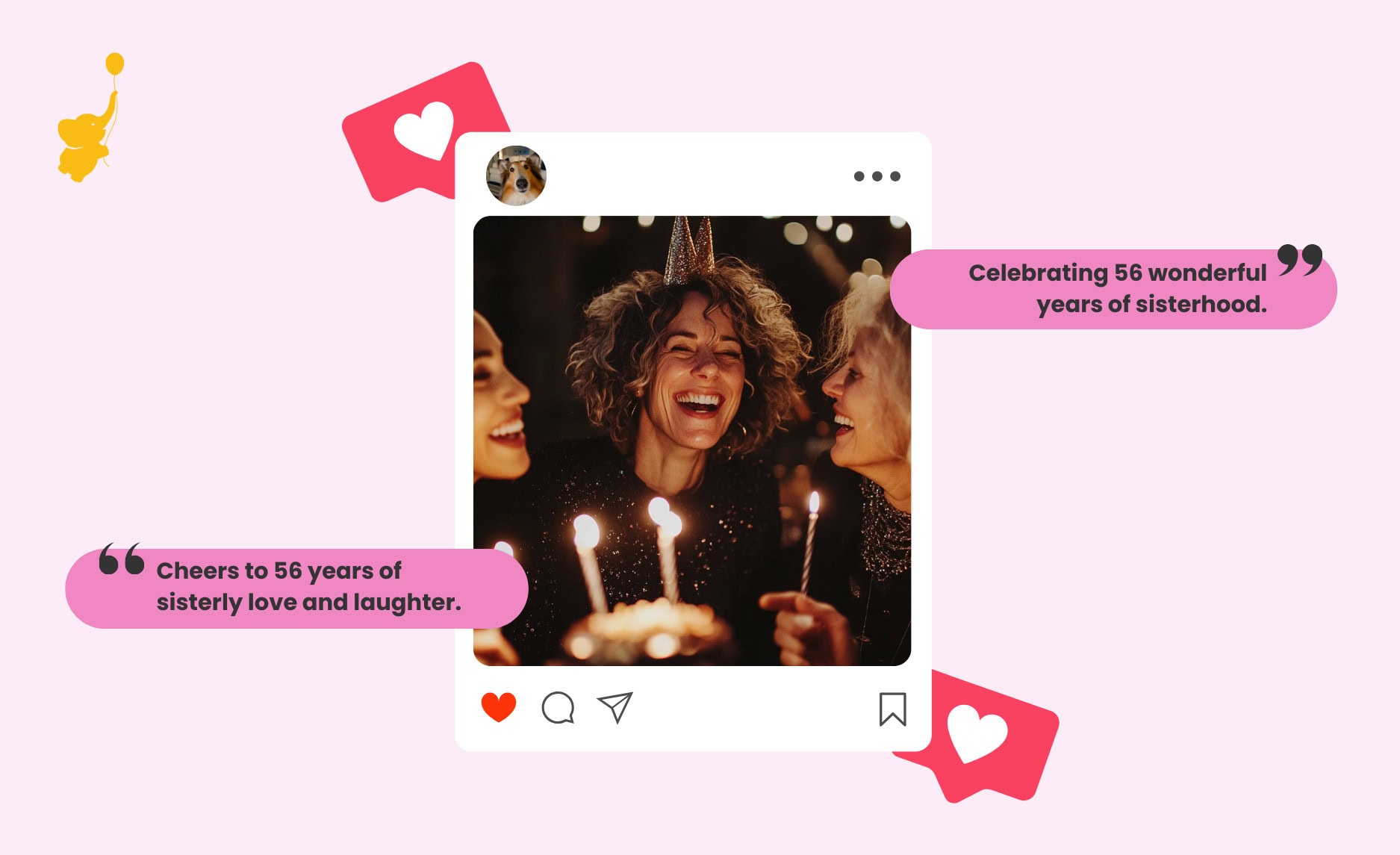 webbabyshower header image 56th birthday captions