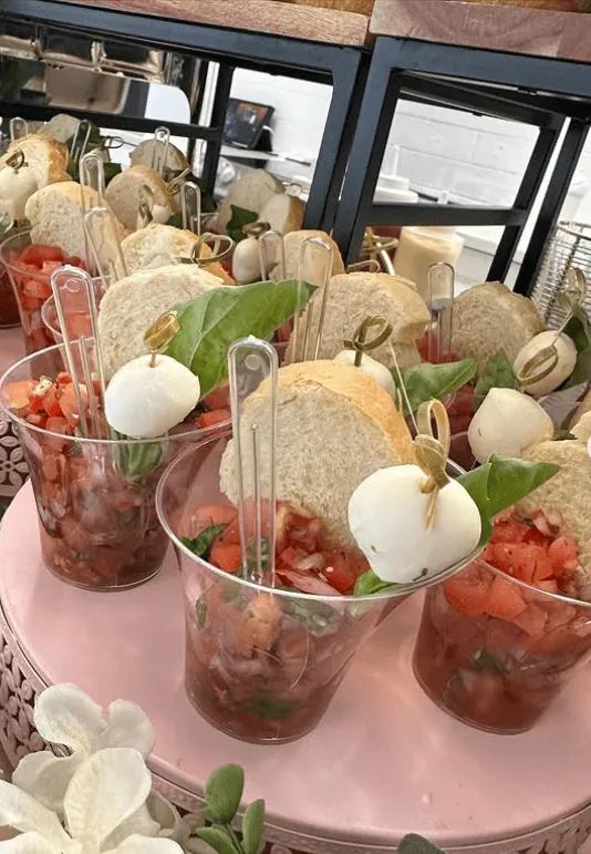 Delicious and budget-friendly baby shower food ideas with fresh ingredients and creative presentatio.